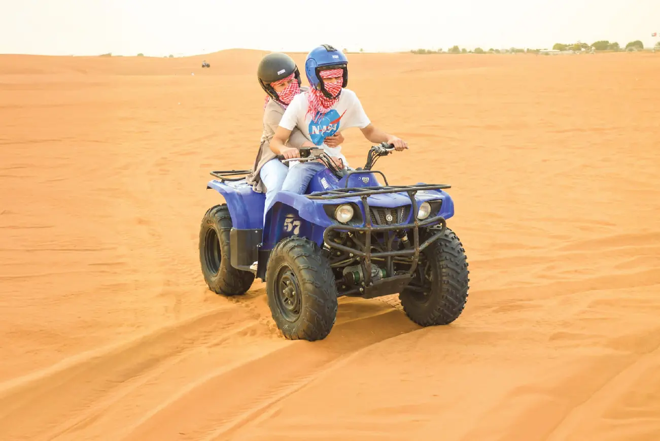 30 Min 2-Sitzer Quad Bike